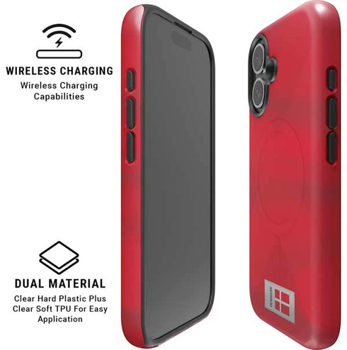 Denmark Soccer Flag iPhone 16 Magsafe Impact Case